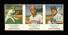 Bob Watson, Rollie Fingers [Hand Cut Panel] Baseball Cards 1975 Hostess Prices