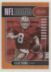 Steve Young [Spectrum Orange] #14 Football Cards 2019 Panini Absolute NFL Icons Prices