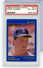 Roger Clemens #151 Baseball Cards 1988 Star Gold Edition Prices
