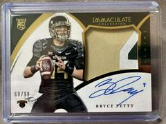 Bryce Petty [Autograph Patch] #137 Football Cards 2015 Panini Immaculate Prices