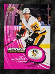 Filip Hallander [Pink] #RR-12 Hockey Cards 2022 Upper Deck Trilogy Rookie Renditions Prices