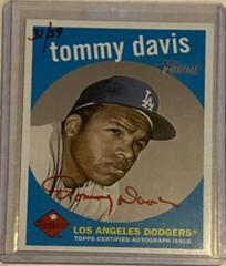 Tommy Davis [Red Ink] Baseball Cards 2008 Topps Heritage Real One Autographs Prices