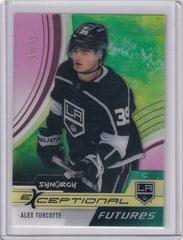 Alex Turcotte [Pink] #EF-AT Hockey Cards 2021 Upper Deck Synergy Exceptional Futures Prices