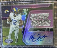 Van Jefferson [Purple] #CPS-VJ Football Cards 2022 Panini Certified Potential Signatures Prices
