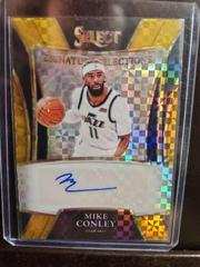 Mike Conley [Gold Prizm] Basketball Cards 2021 Panini Select Signature Selections Prices