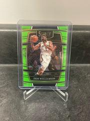 Zion Williamson [Neon Green Prizm] Basketball Cards 2021 Panini Select Prices