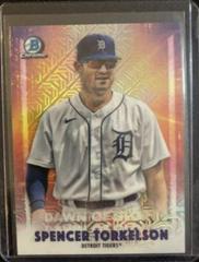 Spencer Torkelson [Orange Refractor] #DOG-1 Baseball Cards 2021 Bowman Chrome Dawn of Glory Prices