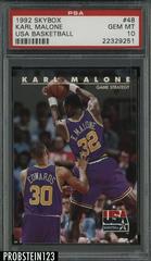 Karl Malone #48 Basketball Cards 1992 Skybox USA Prices