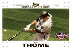 Jim Thome [Gold] Baseball Cards 2007 Topps Opening Day Prices