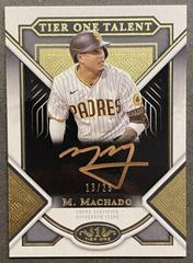 Manny Machado [Bronze Ink] #T1TA-MM Baseball Cards 2023 Topps Tier One Talent Autographs Prices