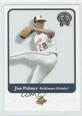 Jim Palmer #136 Baseball Cards 2001 Fleer Greats Prices