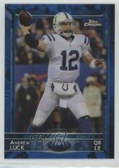 Andrew Luck [Blue Refractor] #6 Football Cards 2015 Topps Chrome Prices