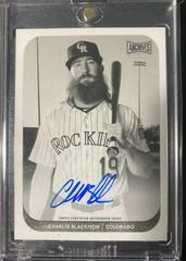 Charlie Blackmon [Autograph] #AS-CB Baseball Cards 2018 Topps Archives Snapshots Prices