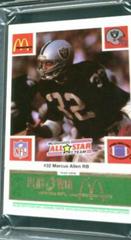 Marcus Allen [Green] Football Cards 1986 McDonald's All Stars Prices