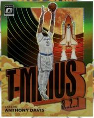 Anthony Davis [Lime Green] #4 Basketball Cards 2021 Panini Donruss Optic T Minus 3 2 1 Prices