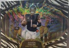 Justin Fields [Zebra] #SS-10 Football Cards 2022 Panini Select Snapshots Prices