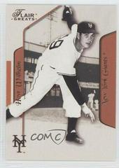Hoyt Wilhelm #49 Baseball Cards 2003 Flair Greats Prices