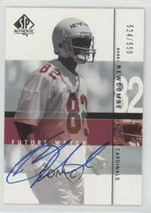 Bobby Newcombe [Autograph] #125 Football Cards 2001 SP Authentic Prices