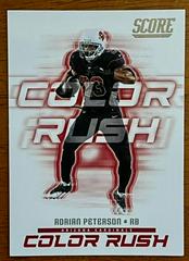 Adrian Peterson [Color Rush] Football Cards 2018 Score Color Rush Prices