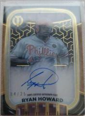 Ryan Howard [Orange] #IPA-RH Baseball Cards 2022 Topps Tribute Iconic Perspectives Autographs Prices