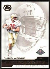 Chris Weinke #25 Football Cards 2001 Pacific Dynagon Top of the Class Prices