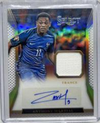 Anthony Martial #S-AM Soccer Cards 2016 Panini Select Signatures Prices