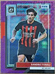 Sandro Tonali [Optic Purple Mojo] Soccer Cards 2022 Panini Donruss Prices