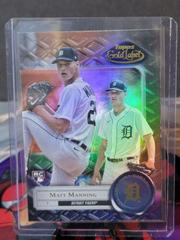 Matt Manning [Class 3 Black] #2 Baseball Cards 2022 Topps Gold Label Prices