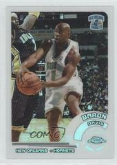 Baron Davis White Refractor #54 Basketball Cards 2002 Topps Chrome Prices