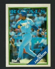 Bo Jackson Baseball Cards 1988 Topps Tiffany Prices