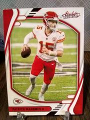 Patrick Mahomes II [Red] #1 Football Cards 2021 Panini Absolute Prices