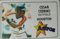 Cesar Cedeno Baseball Cards 1981 Perma Graphics Super Star Credit Card Prices