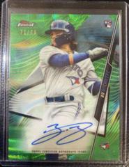 Bo Bichette [Green Wave Refractor] #FA-BB Baseball Cards 2020 Topps Finest Autographs Prices