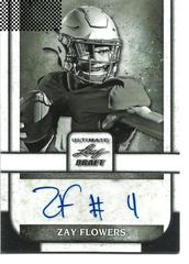 Zay Flowers Football Cards 2022 Leaf Ultimate Draft Portrait Autographs Prices
