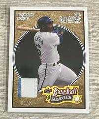 Bo Jackson [Patch Beige] #81 Baseball Cards 2008 Upper Deck Baseball Heroes Prices