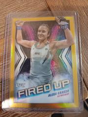 Alexa Grasso [Gold Refractor] #FDP-3 Ufc Cards 2024 Topps Chrome UFC Fired Up Prices