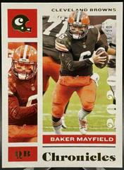 Baker Mayfield [Gold] Football Cards 2020 Panini Chronicles Prices