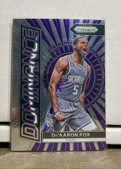 De’Aaron Fox #17 Basketball Cards 2023 Panini Prizm Dominance Prices