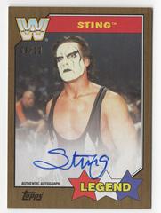 Sting [Gold] Wrestling Cards 2017 Topps WWE Heritage Autographs Prices
