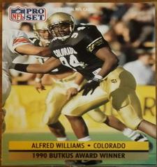 Alfred Williams Football Cards 1991 Pro Set Prices