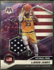 LeBron James [Fast Break Purple] Basketball Cards 2020 Panini Mosaic Prices
