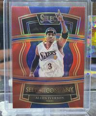 Allen Iverson [Red Prizm] Basketball Cards 2021 Panini Select Company Prices
