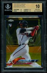 Ronald Acuna Jr. [Gold Refractor] #193 Baseball Cards 2018 Topps Chrome Prices