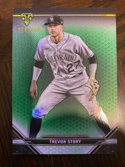 Trevor Story [Emerald] #72 Baseball Cards 2021 Topps Triple Threads Prices