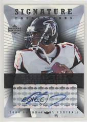 Michael Vick #SF-MV Football Cards 2004 Upper Deck Foundations Signatures Prices