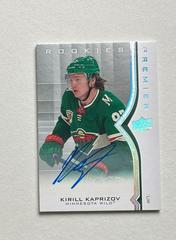 Kirill Kaprizov [Silver Spectrum Autograph] Hockey Cards 2020 Upper Deck Premier Prices