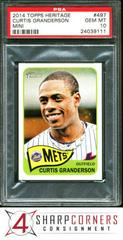 Curtis Granderson [Mini] #497 Baseball Cards 2014 Topps Heritage Prices