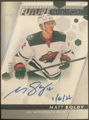 Matt Boldy [Inscribed Autograph] #101 Hockey Cards 2022 SP Authentic Prices
