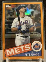 Pete Alonso [Orange Refractor] Baseball Cards 2020 Topps Chrome 1985 Prices