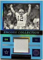 Roger Staubach [Sapphire] #EC-3 Football Cards 2022 Panini Encased Encore Collection Prices